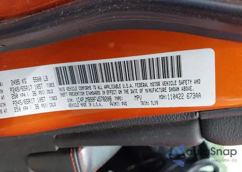 2015 Jeep Cherokee Trailhawk из США, поврежденный, VIN 1C4PJMBS8FW578208